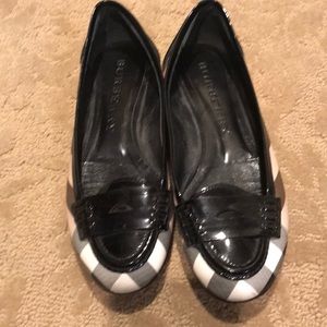 Burberry Patent Leather Flats, Penny Loafers